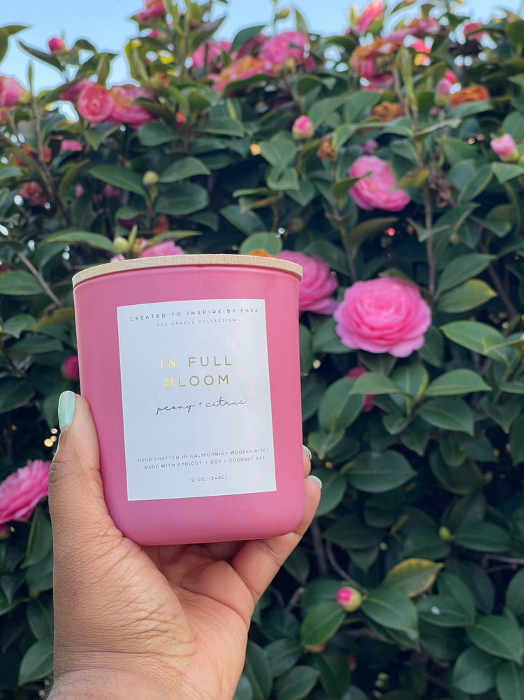 In Full Bloom (Peony + Citrus) Candle