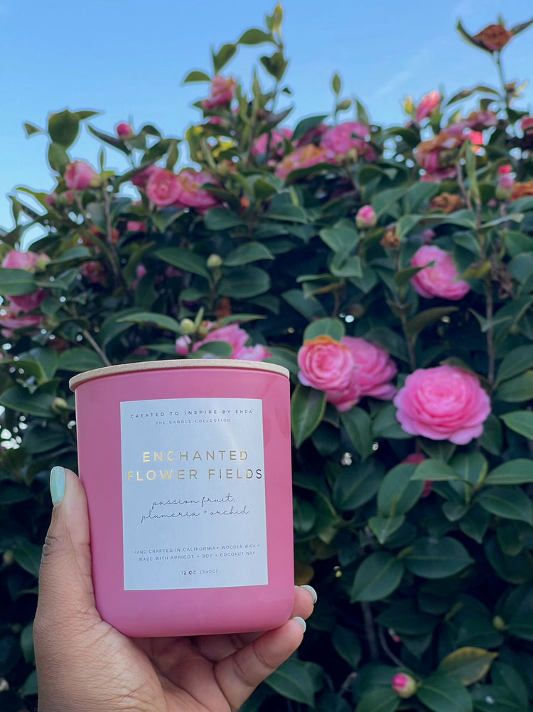 Enchanted Flower Fields (Passion Fruit + Plumeria) Candle