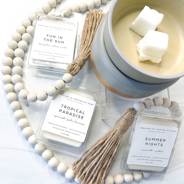 Ocean Waves (Bergamot Waters + Sea Salt) Wax Melts