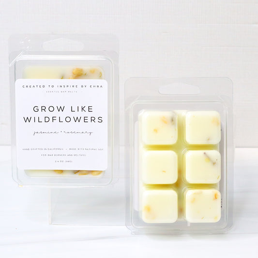 Grow Like Wildflowers (Jasmine + Wildflowers) Wax Melts