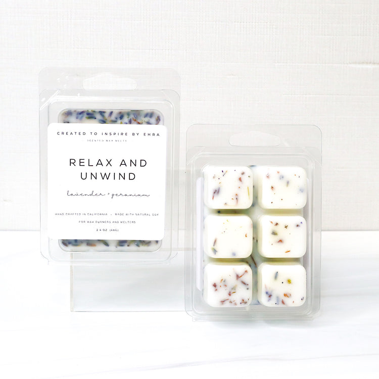 Relax and Unwind (Lavender + Geranium) Wax Melts