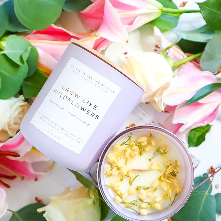 Grow Like Wildflowers (Jasmine + Rosemary) Candle