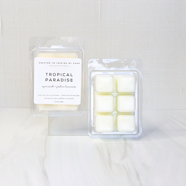 Tropical Paradise (Apricot + Palm Leaves) Wax Melts