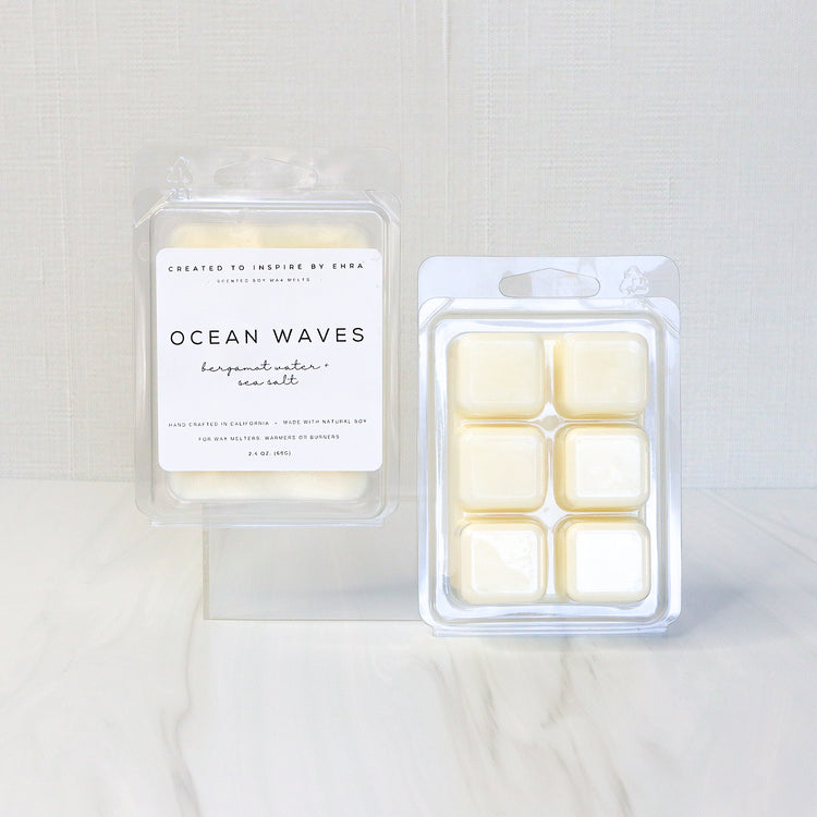 Ocean Waves (Bergamot Waters + Sea Salt) Wax Melts