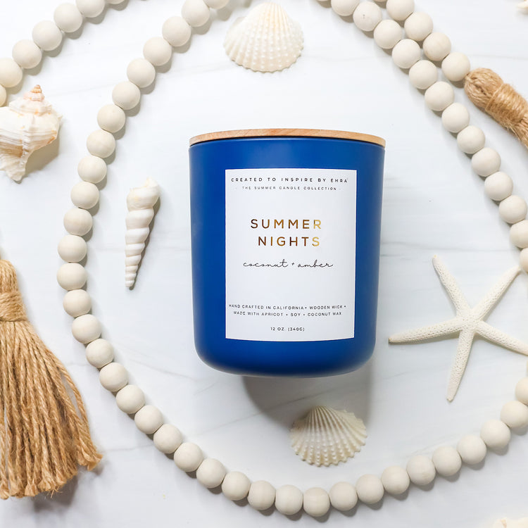 Summer Nights (Coconut + Amber) Candle