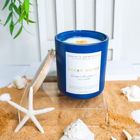 Ocean Waves (Bergamot Waters + Sea Salt) Candle