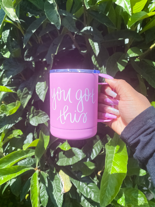 You Got This Inspirational Stainless Steel Coffee Mug