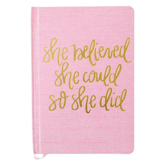 She Believed She Could Inspirational Journal